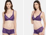 Upto 45% OFF on Lady Love – Women Purple Lingerie Set LLSET5043